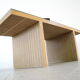 Table Vitra 'Easy edges'  par Frank Gehry 1972 design vintage