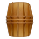 Mid-Century Wooden Cocoon Pendant Lamp