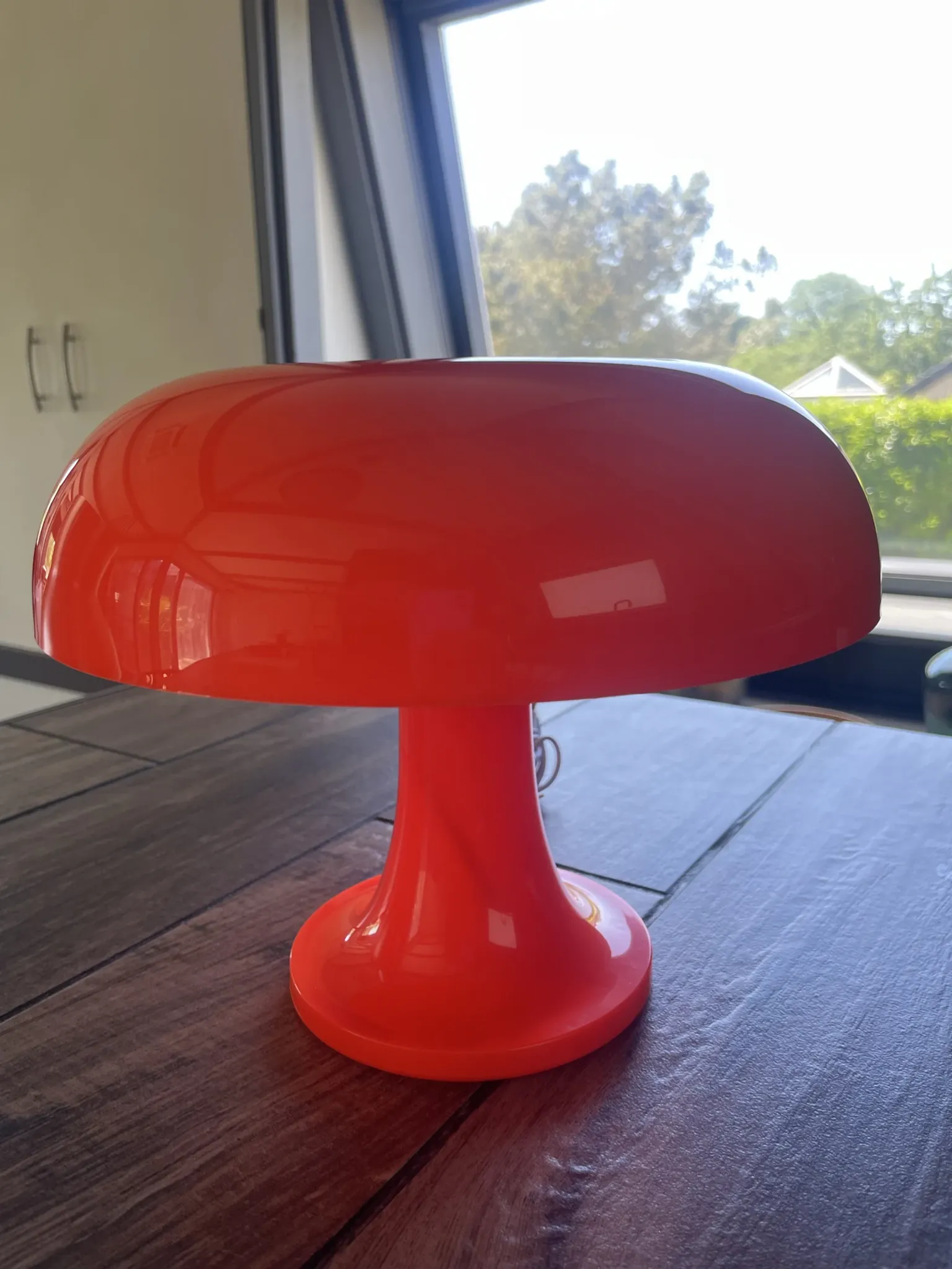 Vintage orange design lamp