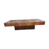 Elm magnifying glass coffee table