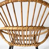 Vintage rattan children's armchair from the 50s/60s