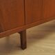 Teak sideboard with sliding doors, Denmark, 1960s