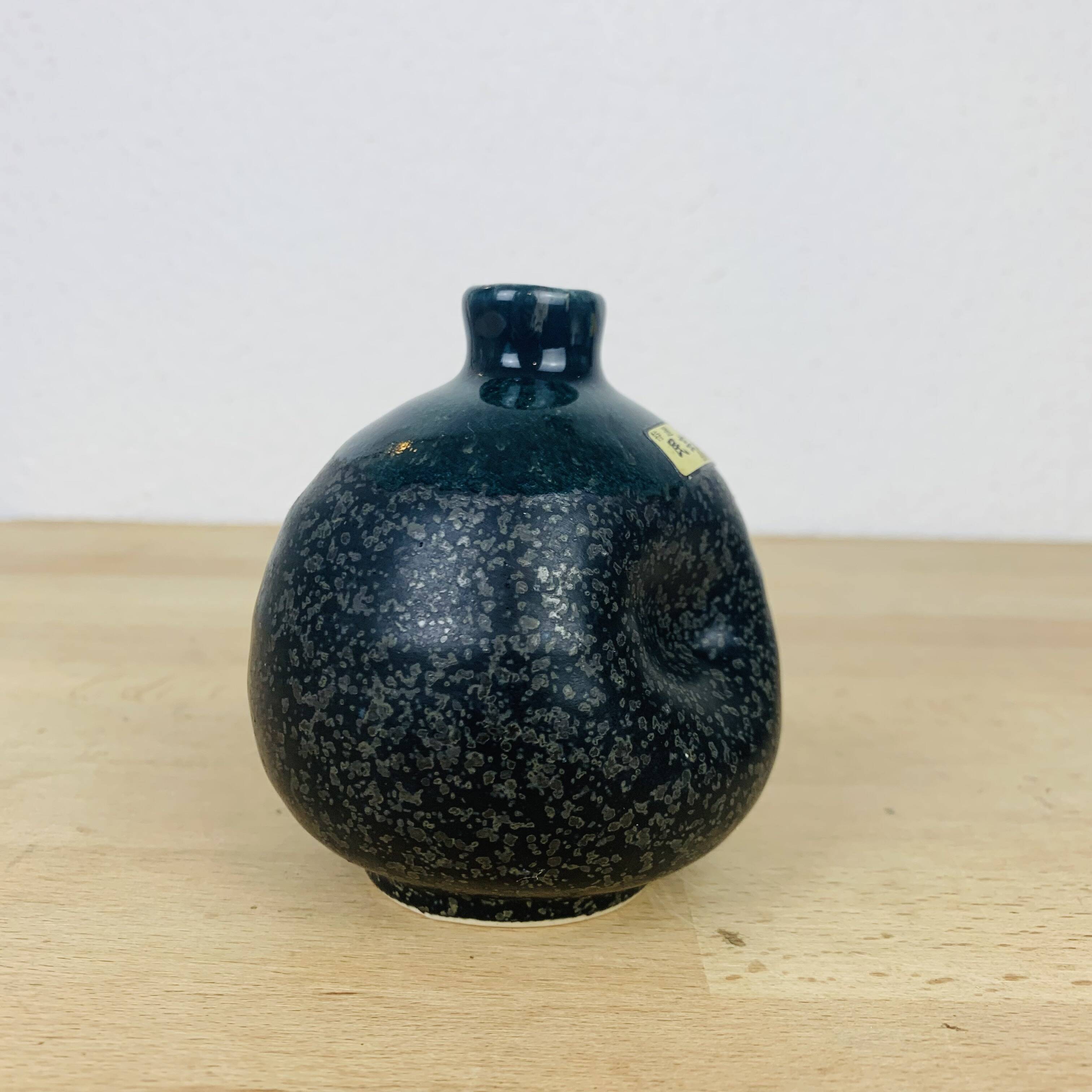 Japanese ceramic ball vase free form