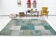 7x10 oversize teal green vintage rug 300x207cm