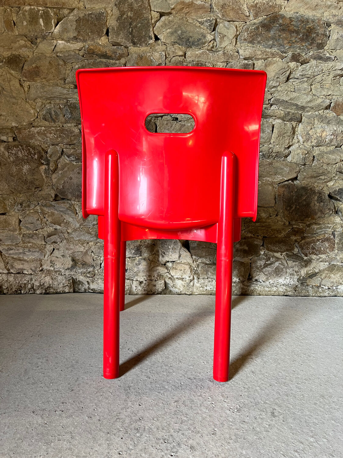 Pair of 4870 chairs by Anna Castelli Ferrieri for Kartell