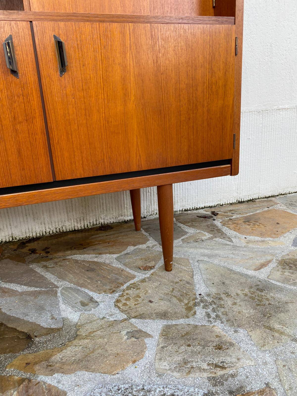 Living Scandinavian teak sideboard, 1950s