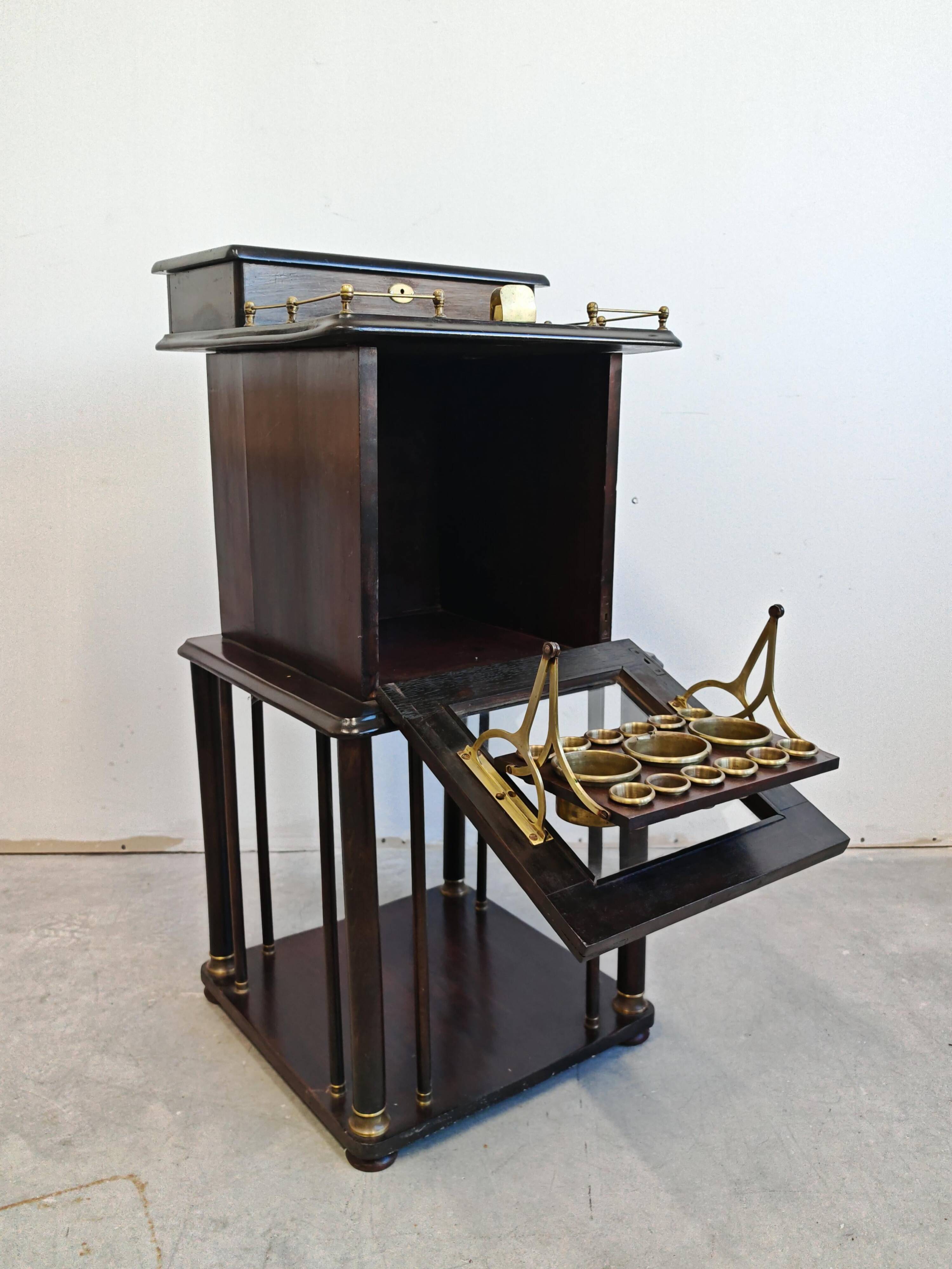 Antique Jugendstil Cigar Humidor Buffet circa 1910