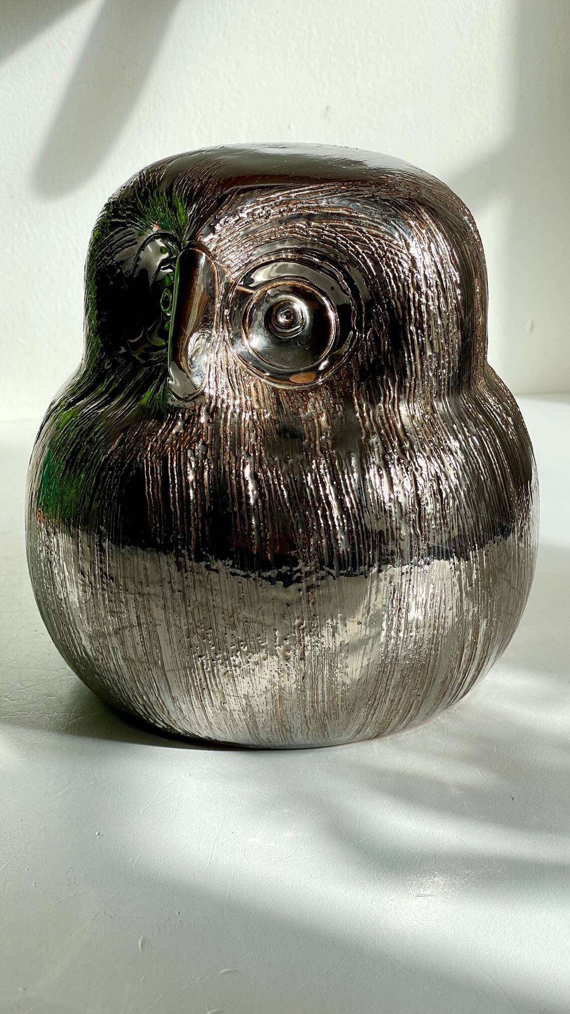 Owl Ceramic by Aldo LONDI