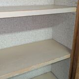 Linen cupboard library display cabinet shabby vintage patina