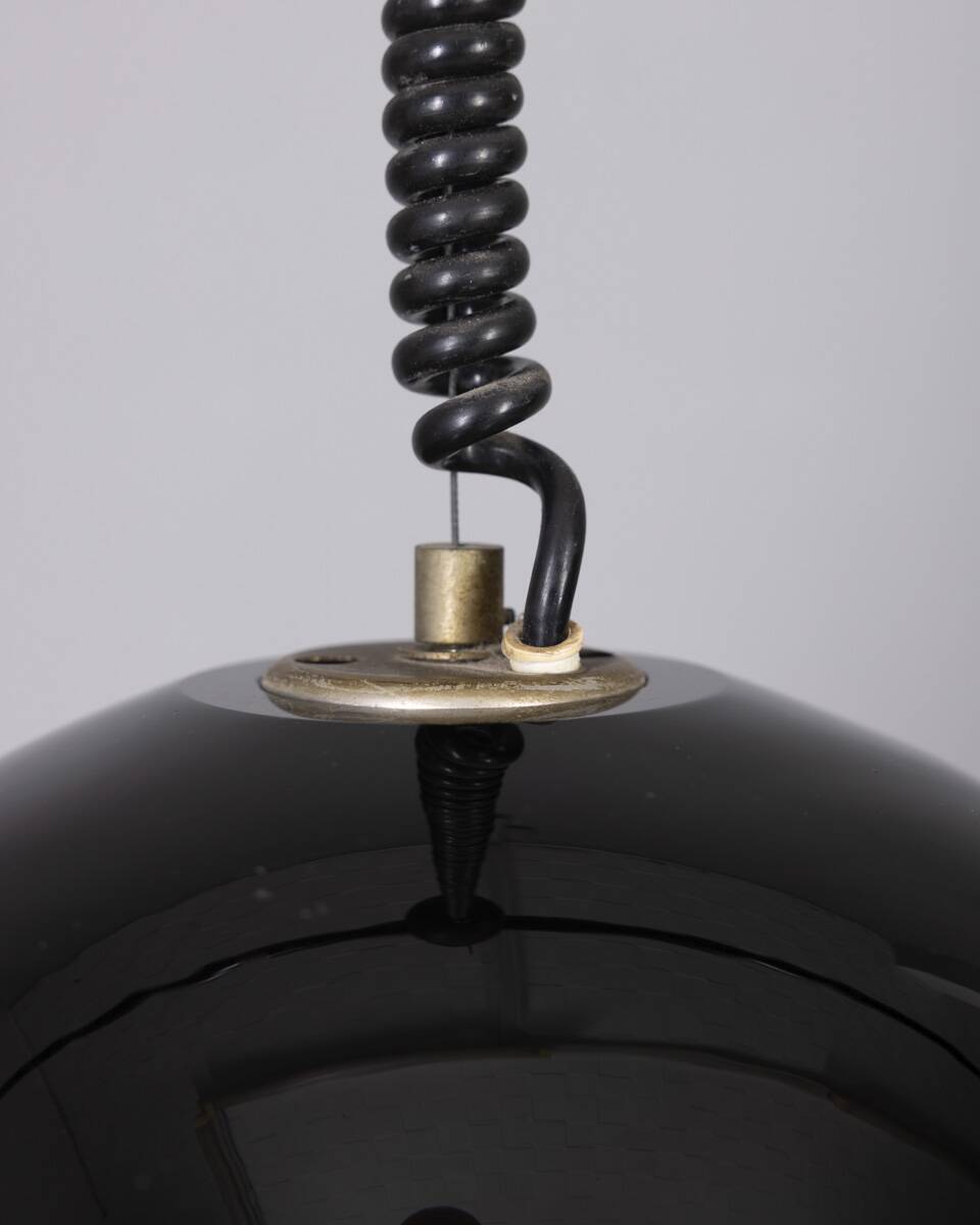 Lampe pendante en verre murano des années 1970 conçue par r pamio et r toso pour leucos