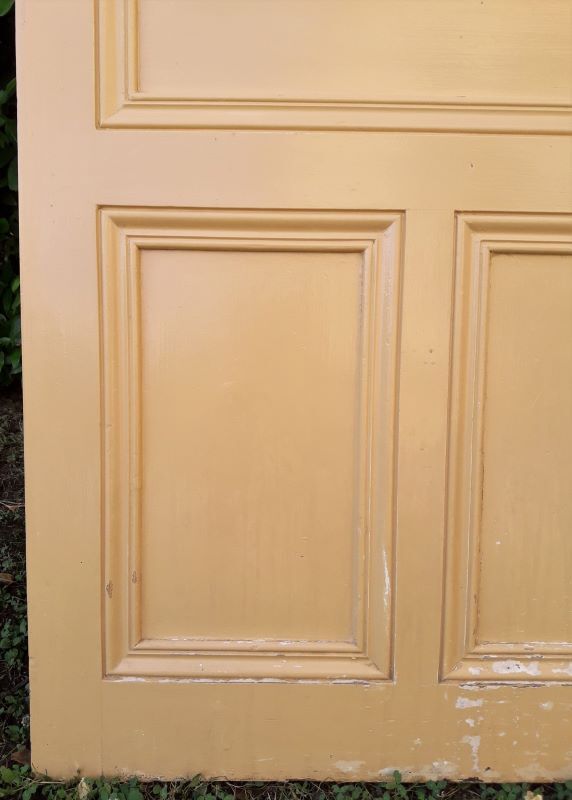 Landing door 210,3x85,6cm old molded