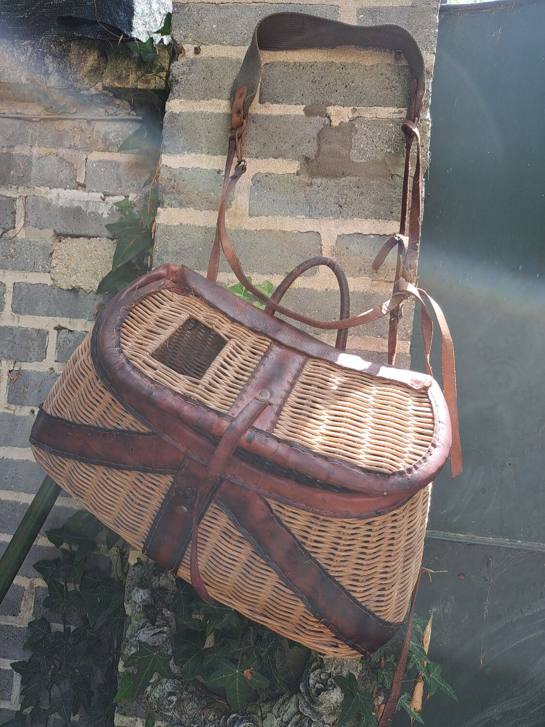 Old fishing basket
