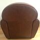 Fauteuil club cuir pleine fleur