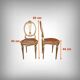 Paire de Chaises en Bois Doré, style Louis XVI – Début XXe