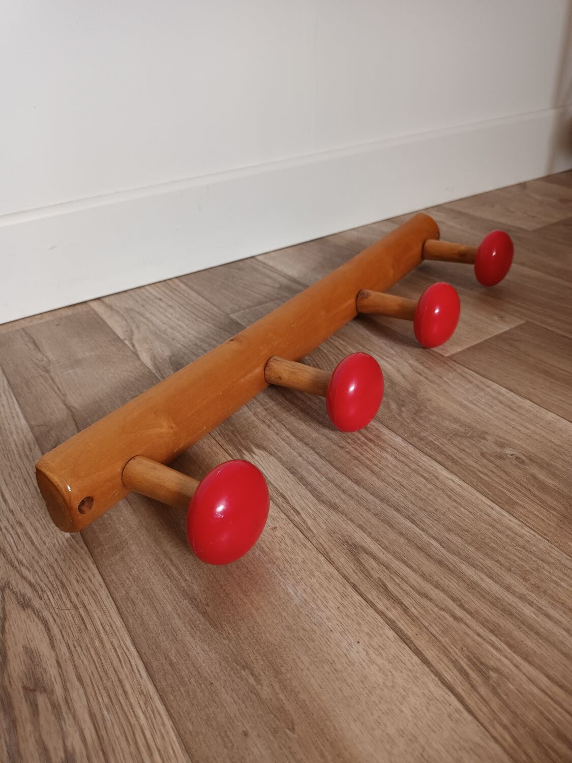 Vintage wall coat rack