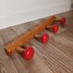 Vintage wall coat rack