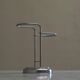 Bauhaus-style umbrella stand in chrome brass, 1960s