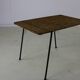 Table basse, d'appoint en rotin, Italie milieu du siècle