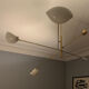 Brass ceiling lamp, Italy, 1950s