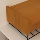 Scandinavian wall-mounted bedside table or wall console, 1960s