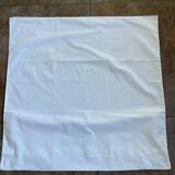 vintage embroidered JM cotton pillowcase