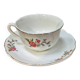 Cup and saucer Conde porcelain
