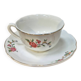 Cup and saucer Conde porcelain