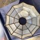 Mother-of-pearl and brass lampshade