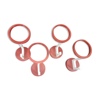 Pads coat-hangers from the 60s/70s