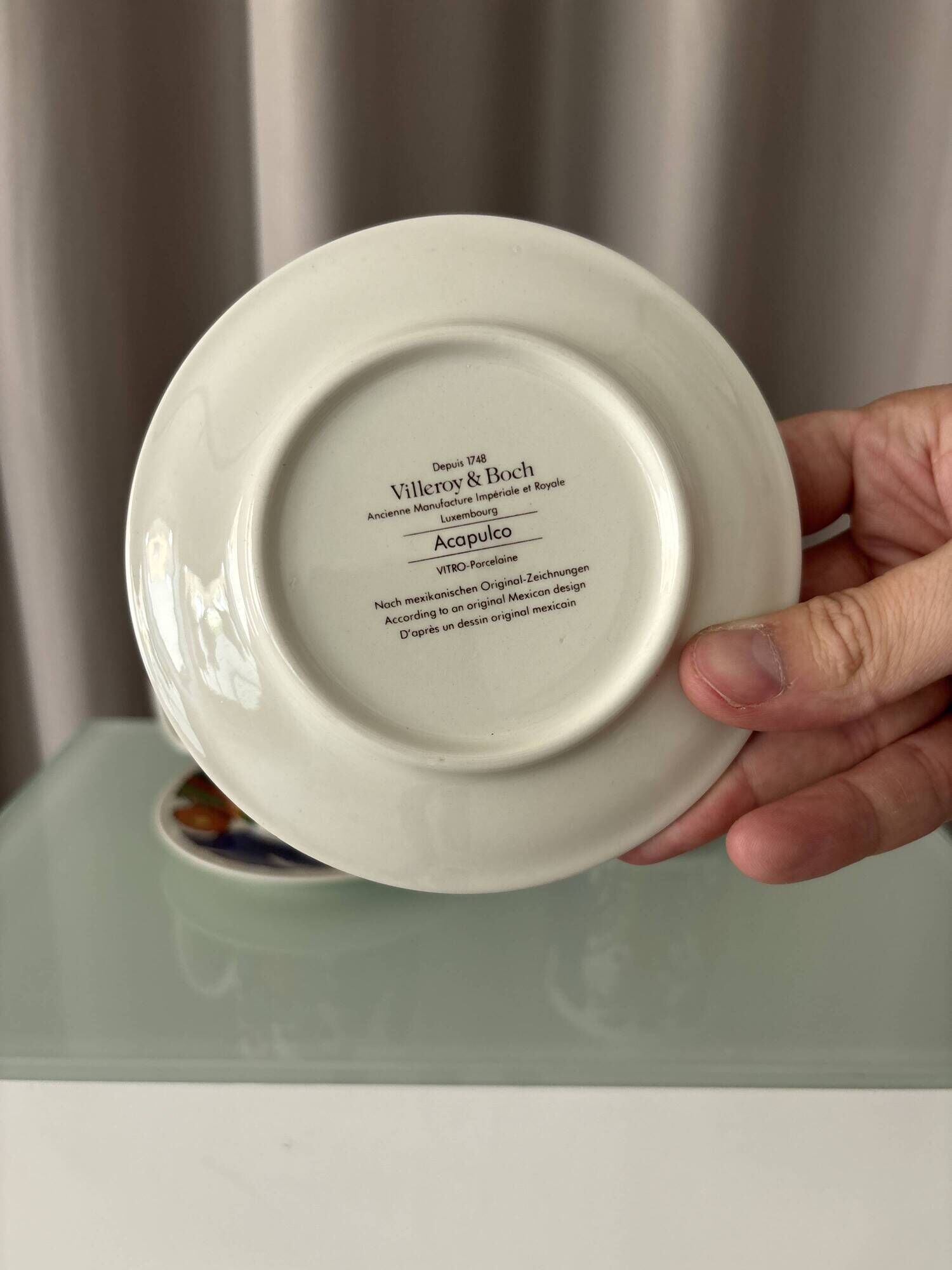 Vintage Villeroy & Boch Acapulco Coffee Cup & Saucer Set | Pair | 1970s