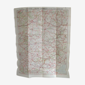 Late Map No.19 - Midi de france Languedoc - 1910
