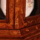 Dutch marquetry display case circa 1800