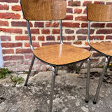 Set of 4 formica chairs
