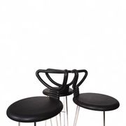 Fasem Italia 3-piece set of postmodern bar stools by Nobu Tanigawa, 1990