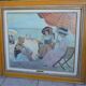 Painting Beach Scene Alfred Victor Fournier