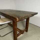 Pine table by Georges Robert