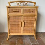 Vintage rattan sideboard