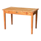 Table bureau bois brut