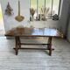 Dining table in solid olive wood Maison Skela 1960