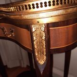 Salon table rognon marquetry
