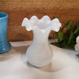Ensemble de 3 Vases Miniatures en Opaline