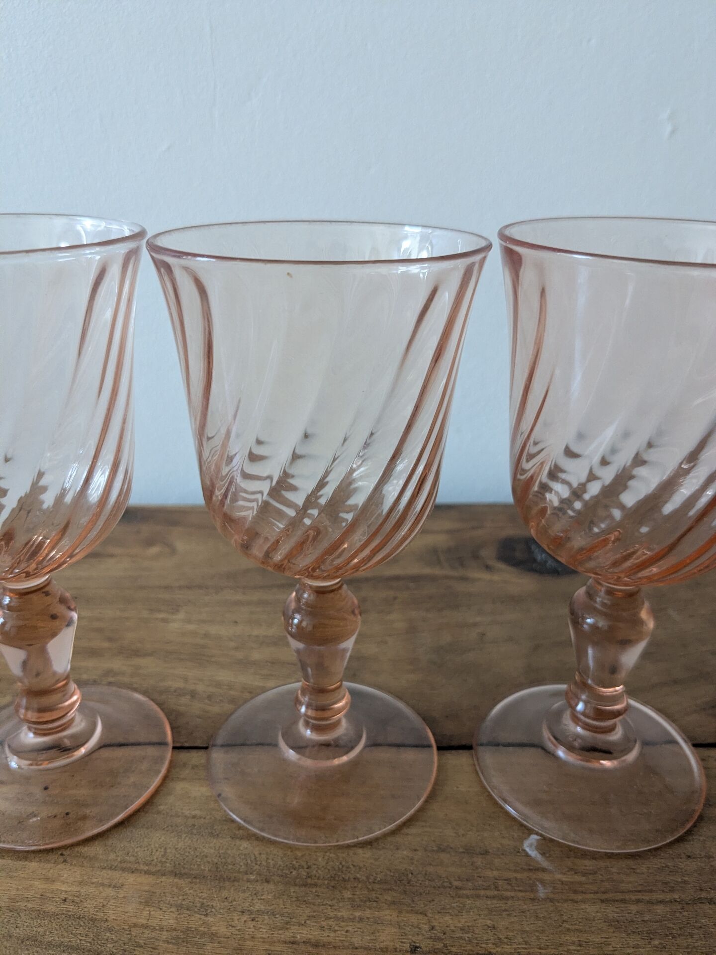 Rosaline footed glasses