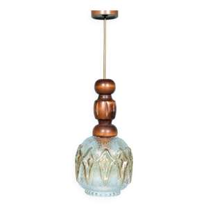 suspension en verre brutaliste