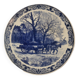 Large vintage dish, Delfts Blauw
