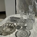 Petit vase en verre évasé classique