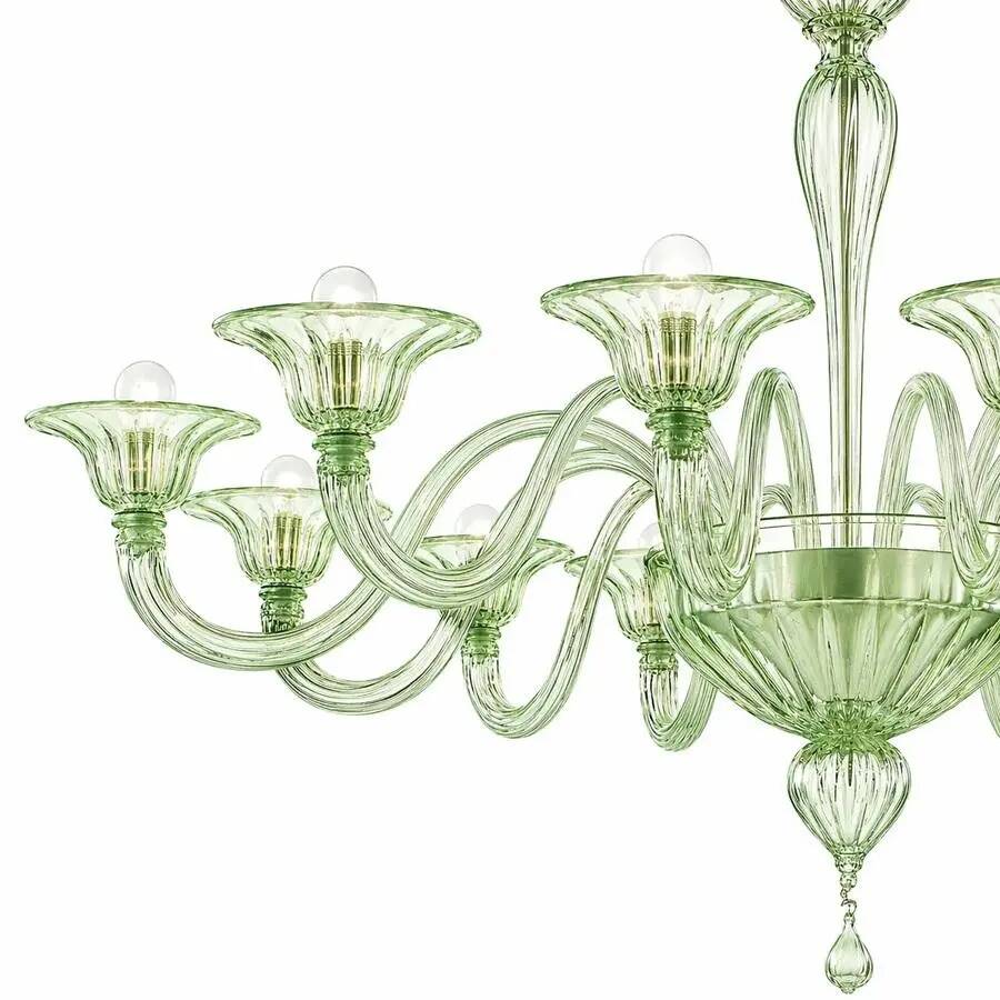 Modern Rigadin Murano Glass Chandelier by Simoeng