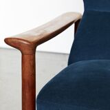 Fauteuil Rock Royal avec Ottoman par Sven Ivar Dysthe pour Arnestad Bruk