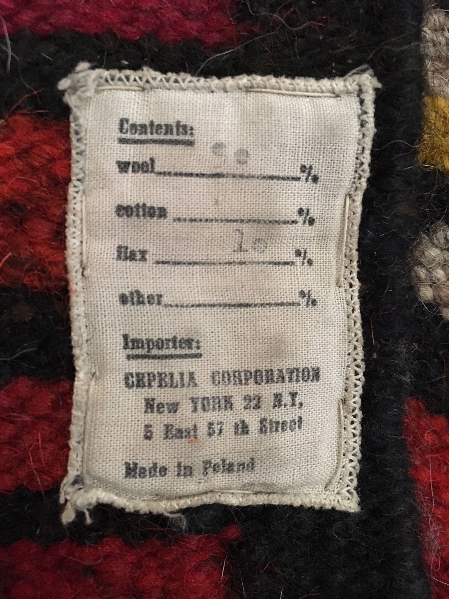 Rug from the 60s for Cepelia New York