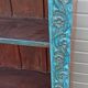 Very large old wooden bookcase