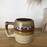 Vintage small brown mug